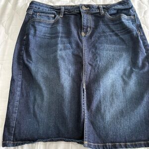 GAP Dark Blue Denim Pencil Skirt